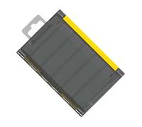 TOWARDSNAN Bandejas de almacenamiento portátiles, organizadores de señuelos, caja de aparejos de pesca, bandeja transparente, caja separadora de cebos