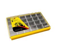 TOWARDSNAN Bandejas de almacenamiento portátiles, organizadores de señuelos, caja de aparejos de pesca, caja de almacenamiento de señuelos, bandeja transparente para cebos, caja separadora de aparejos