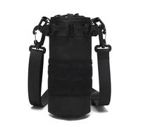 TOWARDSNAN Bolsa transportadora de botellas de agua para exteriores, con cordón, bolsa de nailon para hidratación, soporte para bebidas, fácil de transportar