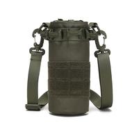 TOWARDSNAN Bolsa transportadora de botellas de agua para exteriores, con cordón, bolsa de nailon para hidratación, soporte para bebidas, fácil de transportar