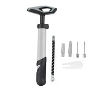 TOWARDSNAN Bombas manuales de pelota pequeñas inflador deportivo con boquilla de aguja, mangueras de mano para voleibol, fútbol, baloncesto, deportes con aguja