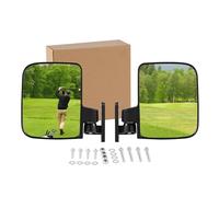 TOWARDSNAN Carrito de golf plegable de vidrio, vista trasera, lateral ancho, vista trasera para coche club, carrito de golf, vidrio lateral