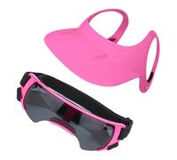 TOWARDSNAN Casco de motocicleta regulable, gafas protectoras para razas pequeñas, gafas de sol para perros, accesorios de ciclismo, accesorios para fotografía