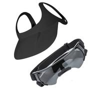 TOWARDSNAN Casco de motocicleta regulable, gafas protectoras para razas pequeñas, gafas de sol para perros, accesorios de ciclismo, accesorios para fotografía