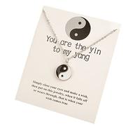 TOWARDSNAN Collar con colgante chino para taoísmo con símbolo de aleación de Chi, amuleto, joyería de moda, cumpleaños, As shown in the figure, Metal