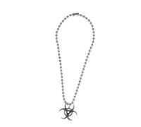 TOWARDSNAN Collar con colgante de luna punk de moda, collar de cuentas hip hop, gargantilla para mujer, cadena de clavícula punk, fiesta, 45cm, Metal