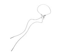 TOWARDSNAN Collar de mariposa para mujer, popular cadena de cuello largo exagerada, accesorio de cadena de cintura, As shown in the figure, Metal