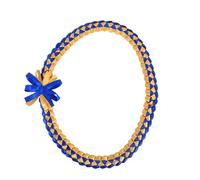 TOWARDSNAN Collar, guirnalda de cinta colorida, collar de graduación con lazo tejido, tela suave, decoración de vestido de cuerda de honor, Dimensions, Poliéster