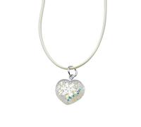 TOWARDSNAN Collar moderno con colgante de corazón acrílico para clavícula, cadena de temperamento, simple, frío, ajustable, cuerda de cera, As shown in the figure, Acrílico