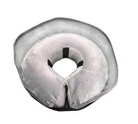 TOWARDSNAN Cómodo collar isabelino inflable para perros y gatos, fácil de comer y beber, collar de pelusa suave