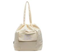 TOWARDSNAN Elegante bolsa de hombro inspirada en la universidad con espacio espacioso y patrón de letras para mujeres y niñas de moda, White, One Size