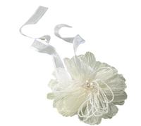 TOWARDSNAN Gargantilla de flores grandes de rosa exagerada, ajustable, cadena de clavícula, cadena de clavícula de moda, joyería gótica, Dimensions, tela