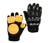 TOWARDSNAN Guantes de deslizamiento de descenso con discos deslizantes, longboards, guantes de mano para patinaje, patinaje sobre ruedas, deslizamiento, cuesta abajo, monopatín