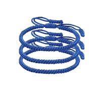 TOWARDSNAN Juego de pulseras ajustables hechas a mano con cuerda tejida a mano, pulseras tejidas con tamaño ajustable para mujer, The circumference of the bracelet is 17-28cm