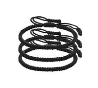 TOWARDSNAN Juego de pulseras ajustables hechas a mano con cuerda tejida a mano, pulseras tejidas con tamaño ajustable para mujer, The circumference of the bracelet is 17-28cm