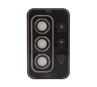 TOWARDSNAN Lente de cámara de vidrio templado para SAMS23/S23+, accesorios de teléfono celular, cubierta a prueba de arañazos, protector de lente 3D, vidrio templado con borde de aluminio