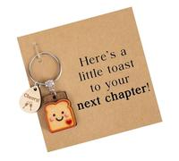 TOWARDSNAN Llavero de dibujos animados para mujer, nuevos comienzos, divorcio, ruptura, aliento, regalo inspirador, regalos inspiradores para mujeres