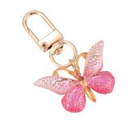 TOWARDSNAN Llavero de mariposa contemporáneo, con dije de metal, accesorio de moda, colgante para mochila, bolso de hombro, gancho de mochila de moda, f