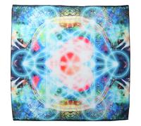 TOWARDSNAN Mantel cuadrado de cartas de tarot, tapiz de adivinaciones, corazón de metatrón, astrología, suministros de mesa de corazón de metatrón, cartas de tarot, paño espiritual