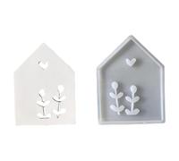 TOWARDSNAN Moldes de resinas de silicona en forma de casa para crear postres divertidos y creativos como pasteles y chocolates, moldes de casa