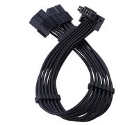 TOWARDSNAN Para RTX4000 Series 2 x 8 pines hembra a PCIE 5.0 12+4 16 pines cable de tarjeta de video 12VHPWR PCIE 5.0 recto/codo compatible con fuente de alimentación