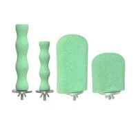 TOWARDSNAN Parrots - Juego de 4 soportes de perca para pájaros