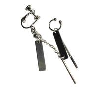 TOWARDSNAN Pendientes sofisticados con borlas, pendientes largos y colgantes, no perforantes, para mejorar cualquier atuendo, Length 9cm, Metal