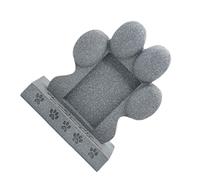 TOWARDSNAN Piedras conmemorativas para mascotas, resinas de perro, adornos en forma de patas para exteriores e interiores, regalo de recuerdo elegante