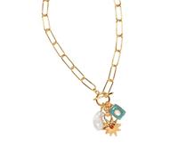 TOWARDSNAN Práctico collar con colgante de materiales de acero resistente con diseños simples pero llamativos para mujeres de moda, adorno de oficina, talla única, como se describe, como se describe