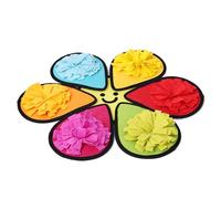 TOWARDSNAN Snuffle - Juguetes para perros de peluche, juguete dispensador de golosinas de flores, resistente a los masticables, juguetes suaves para perros que fomentan las habilidades de búsqueda de