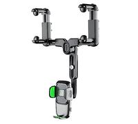 TOWARDSNAN Soporte retráctil para teléfono con rotación de 360 grados, soporte para teléfono de coche, soporte ajustable para cámara, soporte para teléfono celular, para agarre de mano, ventilación de