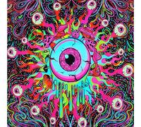 TOWARDSNAN Tapete cuadrado de franela para tarot, juego de mesa, tapete de oráculos astrológicos, tapete de cartas, adivinaciones, mesa de juegos de mesa, adivinaciones, astrología, tarot para leer