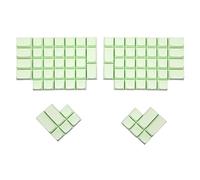 TOWARDSNAN Unique Character - 76 teclas PBT sin grabado XDA Perfil Ergodox para interruptores Xda Profile Keycaps Pbt