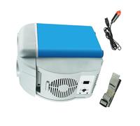 TOWARDSNAN Ventilador eléctrico, refrigerador pequeño, refrigerador 2 en 1 de 7.5 L 12 V para coche con enfriadores y calentador, congelador portátil multifuncional de enfriamiento rápido