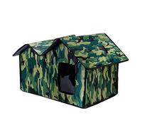 TOWARDSNAN Villa House - Cama impermeable Oxford para perros, resistente a los arañazos, refugio para mascotas, cueva, refugio al aire libre, cama para mascotas