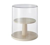 TOWARDSNAN Vitrina de anime a prueba de polvo con rotación de 360 grados para figuras de acción y coleccionables, estante de exhibición que ahorra espacio