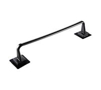 Towel Bar Black Finish, Modern Suction Towel Rack, 34x3cm Modern Style Mounting Rail For Home Kitchen Toilet Use, Strong Suction Wall Holder For Apartment Farmhouse Restaurant Indoor Organization