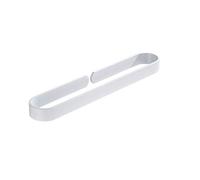 Towel Holder Space Aluminum Towel Holder American Bathroom Towels Rack Hanger Wall Hanging Towel Bar Organizer Kitchen Storage Shelf Towel Rack/White/30Cm (Color : White, Size : 50Cm) (White 60Cm)