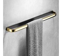 Towel Rack Bathroom Hardware Set, Black Gold Copper Towel Bar, Armrest, Tripod, Bathroom Accessories Bathroom Hardware/Single Rod 60Cm