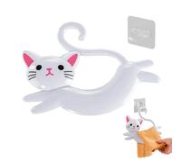 Towel Rack - No, Funny Bathroom Storage, Wall Mounted Hanger, Self Adhesive Rail, Home Apartment Fixtures, Small Black Bar For Shower Kitchen Office