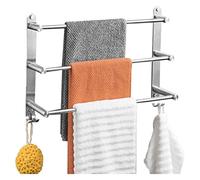 Towel Rack Towel Rail 3 Tiers Towel Bar Towel Rack Rail Wall Mounted Towel Holder for Bathroom Kitchen Towel Rails Towel Bar Towel Holder/a/50Cm