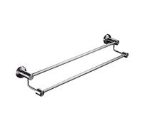 Towel Rack Towel Rail Stainless Steel Towel Bar Double Towel Rail Bathroom Towel Rack Holder Wall Mounted Towel Bar Storage Hanger Towel Bar Towel Holder/50Cm