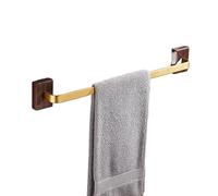 Towel Racks for Bathroom, Toallero de Madera Vintage con Barra metálica Dorada, Varios diseños de Lujo, Soporte for Cepillo de Inodoro(Towel Bar B)
