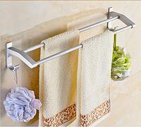 Towel Rails Bathroom Punch- Towel Rack,Space Aluminum Thicken Towel Rail,Kitchen Hanging Rod,Super Load-BEA Towel Bar/N/40Cm Towel Racks/N/60Cm