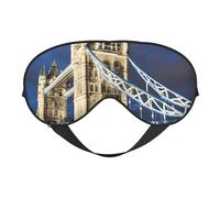 Tower Bridge in London - Antifaz para dormir, 100% seda de morera natural, cubreojos ultrasuaves para dormir, viajar, siesta