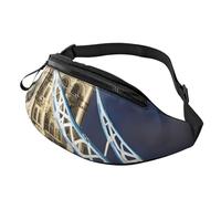 Tower Bridge in London Print - Riñonera elegante para hombre y mujer, paquete cómodo de viaje, senderismo, ciclismo y correr