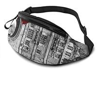 Tower Bridge Thames and Paraglider Riñonera Informal Unisex Fanny Pack Travel Running Pocket Outdoor Wait Bag con Correa Ajustable