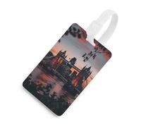 Tower Bridge The Sunset London England UK - Etiquetas de equipaje para maletas, etiqueta de TPU para equipaje, lindas etiquetas de bolsa de viaje, estilo blanco