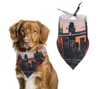 Tower Bridge The Sunset London England UK - Pañuelo ajustable para mascotas, pañuelo triangular para perros y gatos