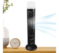 Tower Fan - Quiet 2-Speed USB/Batterys Bedroom Fan With Night Lights